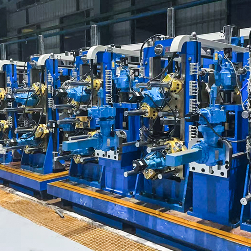 400x400 シェアローラーによる角管・角管直接成形機