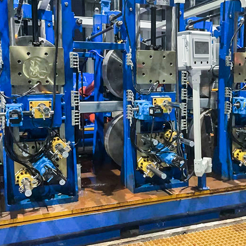 400x400 シェアローラーによる角管・角管直接成形機